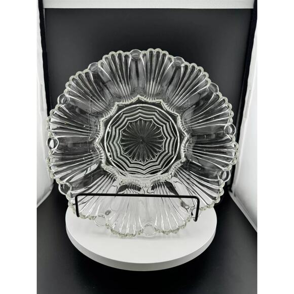 Vintage Anchor Hocking Deviled Egg Plate - Picture 1 of 8